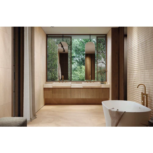 Плитка настенная Porcelanosa Лиместоне Санд / Limestone Sand матовая бежевая 100388385 150х59,6 см