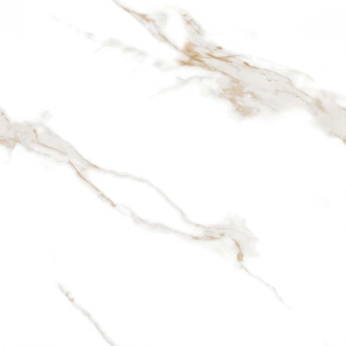 Керамогранит Ceradim Calacatta Sharp Gold белый Полированный 80х80 см