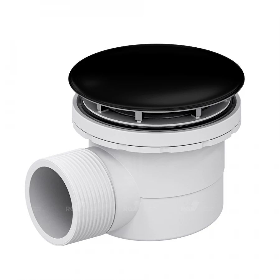 Сифон для душевых поддонов RGW Velplex QYD-06 Черный 18241106-04
