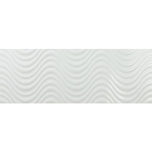 Плитка настенная Navarti Timisoara Relieve Brillo глянцевая белая 90х30 см