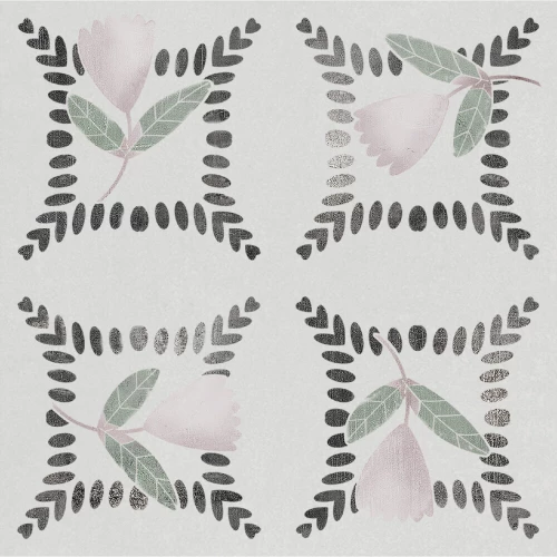 Керамогранит Harmony Peronda Dakar Garden матовый серо-зеленый 3356237714 12,3х12,3 см