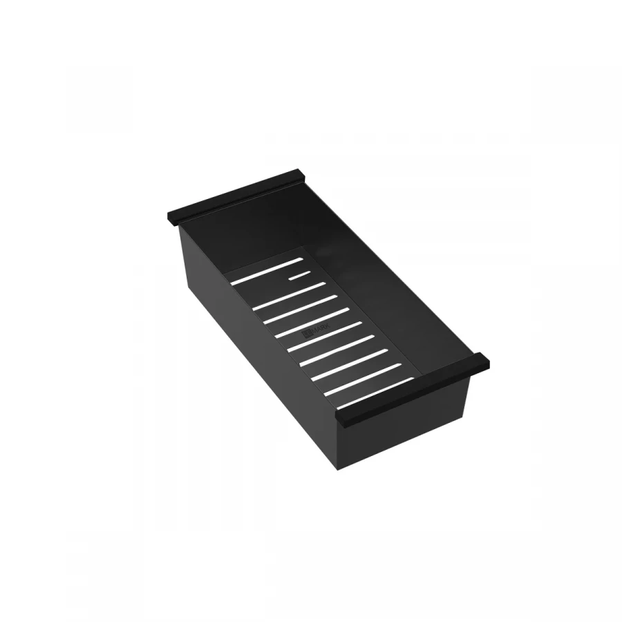 Кухонная мойка Lemark Tabaga 820 прямоугольная из нержавеющей стали с аксессуарами в комплекте черный 9932136