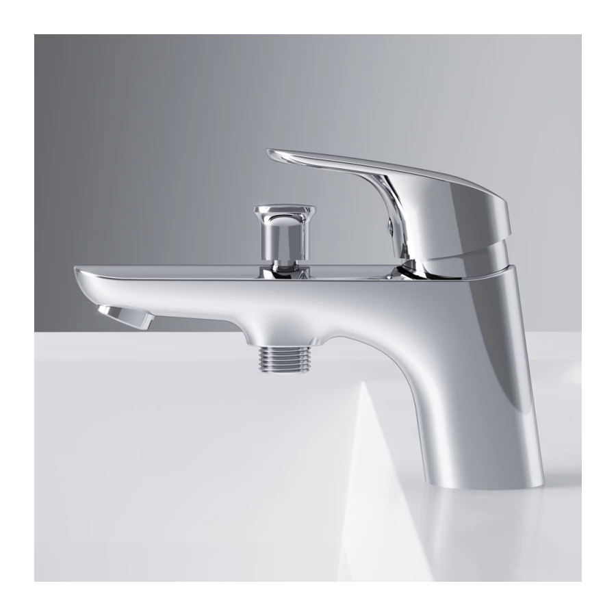 Смеситель для ванны и душа Am Pm Like для установки на борт ванны F8010232