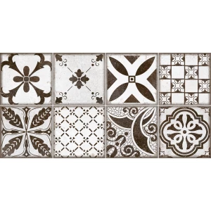 Плитка настенная ALMA Ceramica Бохо / Boho рельефная матовая коричневая 11 шт в уп TWU2550BOH17 250х24,9 см