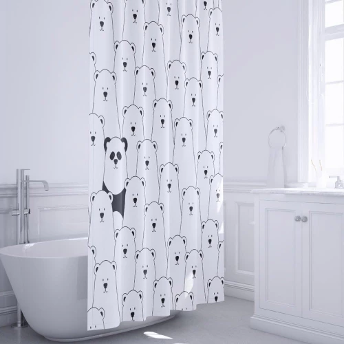 Шторка для ванной Fixsen panda FX-2501 180х200 см