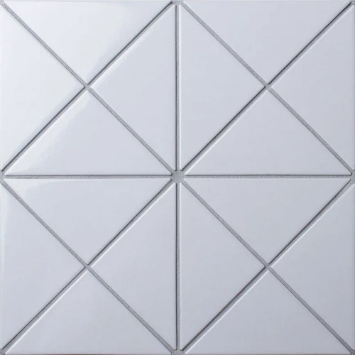 Керамическая мозаика Starmosaic Triangolo White Glossy 26,25х26,25 см