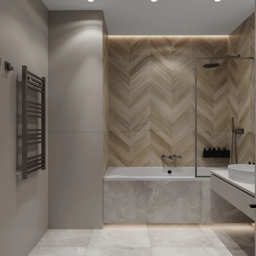 Керамогранит Bonaparte Hardwood Nature Rect Matt матовый коричневый 120х60 см