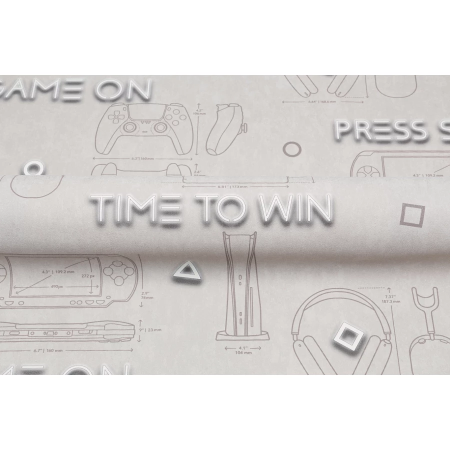 Обои флизелиновые Palitra Home Gamepad HomeColor коричневые HC72157-42 1,06х10,05 м