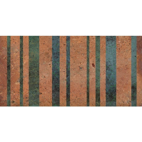 Керамогранит Nanda Tiles Ательер Марианна / Atelier Marianne полуматовый коричневый 23х11,5 см