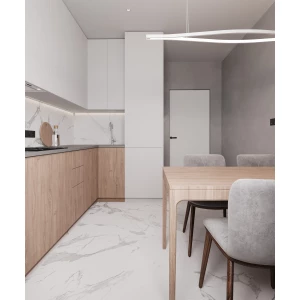 Керамогранит Arcadia Ceramica Paradise Statuario Carving белый CR4003-A 120х60 см