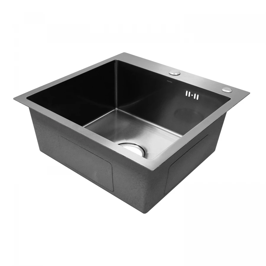 Кухонная мойка Azario Mia нержавеющая сталь цвет серебро AZB5050M 50х50х20 см