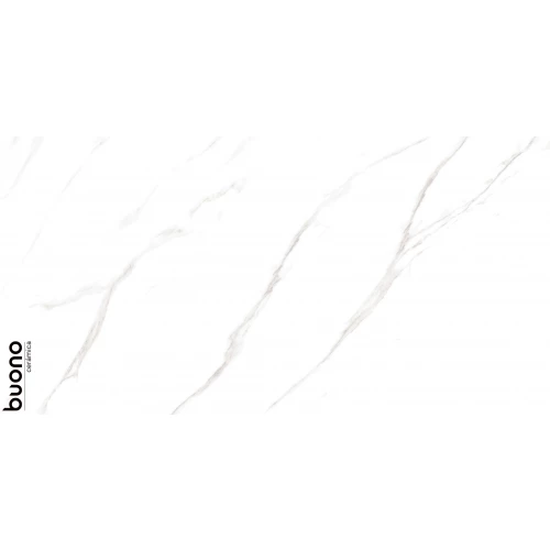 Керамогранит Buono Marble Carrara Livia Glossy белый M4401P 120х60 см