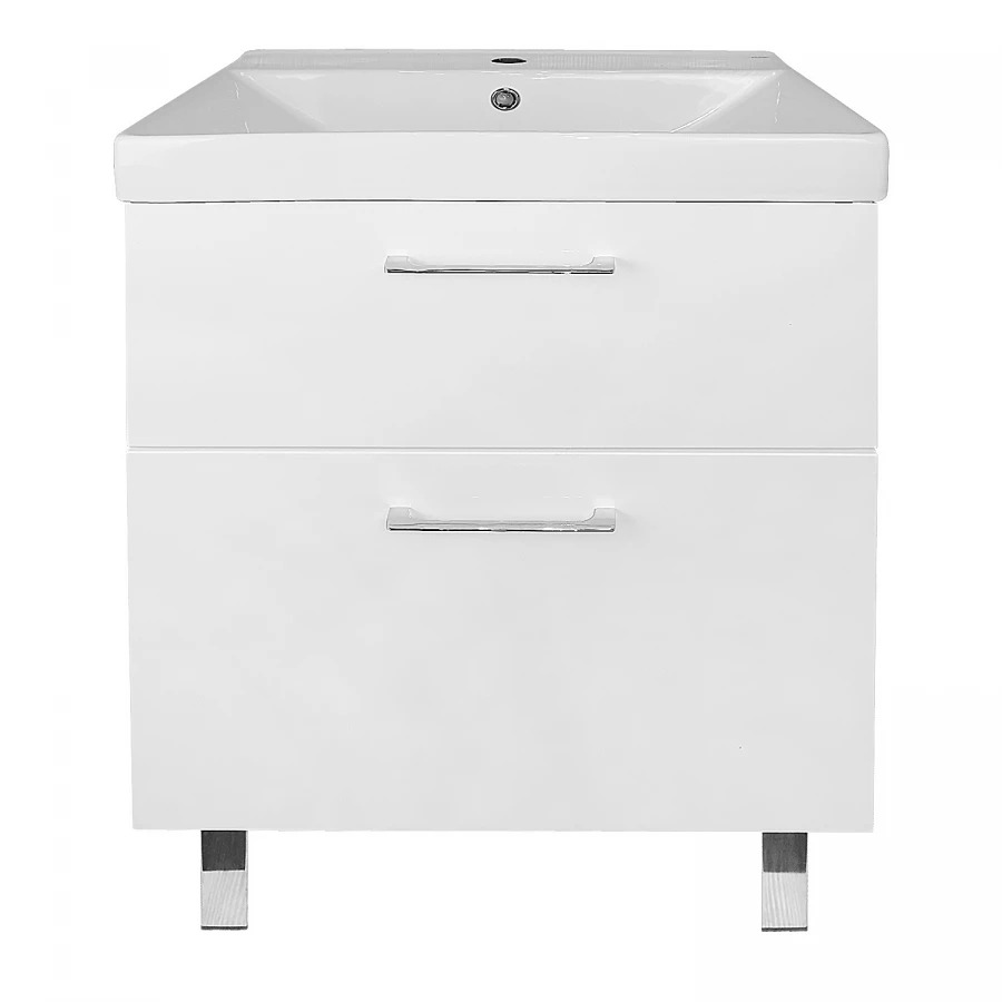 Комплект Azario Тумба Ника 60 Н напольная с раковиной Tempo 60 CS00091368 61х48х86 см