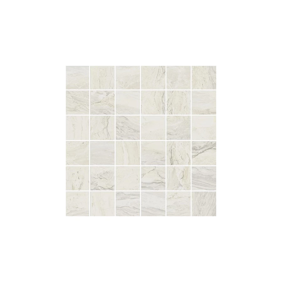 Мозаика Ascot Gemstone Mosaico White глянцевая белая 31.6х31.6 см
