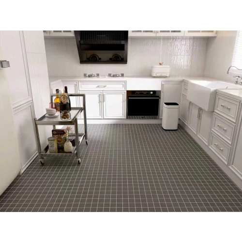 Мозаика Bonaparte Керамогранитная мозаика Arene graphite 48х48 матовая серая 30,6х30,6 см