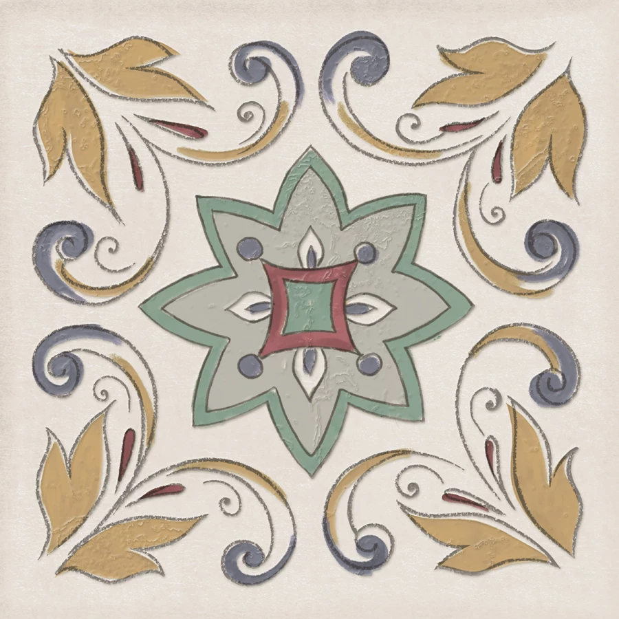 Плитка настенная Eletto Ceramica Soller Patchwork матовая многоцветная 00-00108637 15x15 см