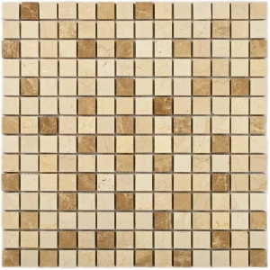 Мозаика Bonaparte Каменная мозаика Malta 20х20 матовая бежевая 30,5х30,5 см