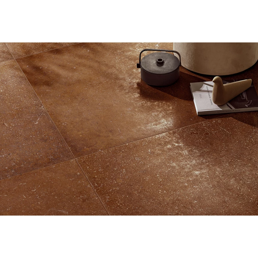 Керамогранит Isla Tiles Pomposa Siena Vellum терракотовый 60х60 см