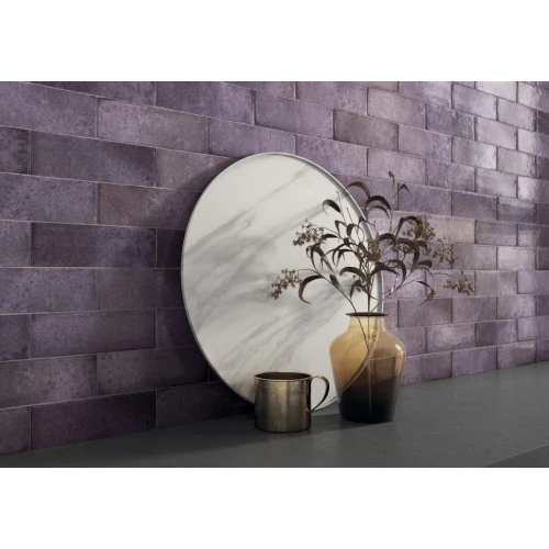 Плитка настенная Harmony Peronda Group Dyroy Aubergine глянцевая фиолетовая 5011229015 20х6,5 см