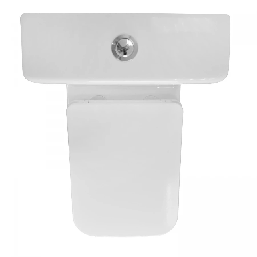 Унитаз напольный Azario Formal безободковый в комплекте с бачком и сиденьем микролифт AZ-1353B 37х31.5х79 см