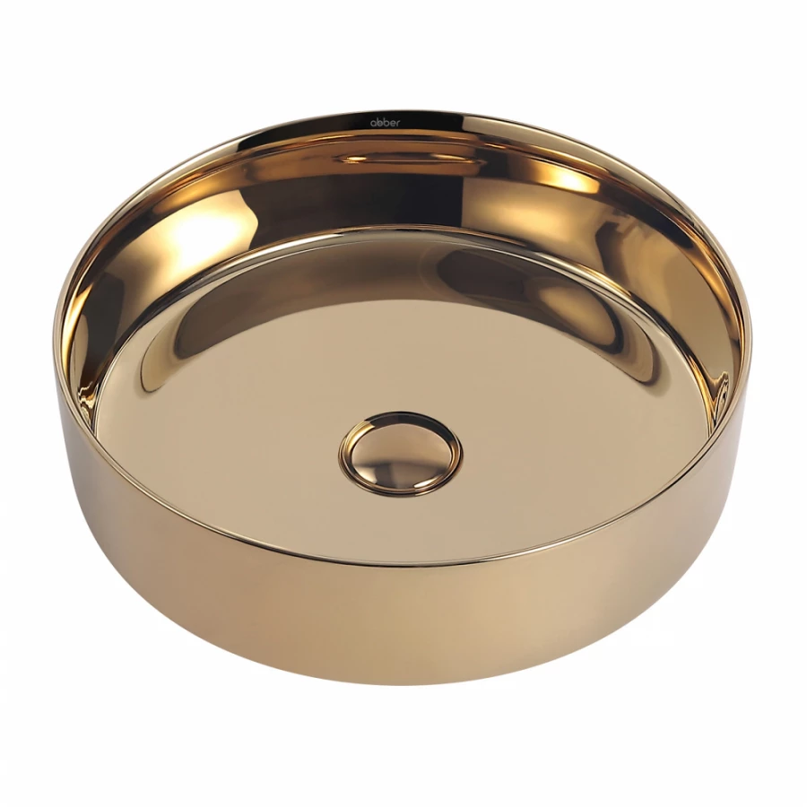 Раковина накладная Abber Bequem золото AC2109GG