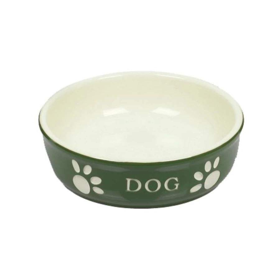 Миска Nobby Dog зеленая с рисунком керамика 0,13 л