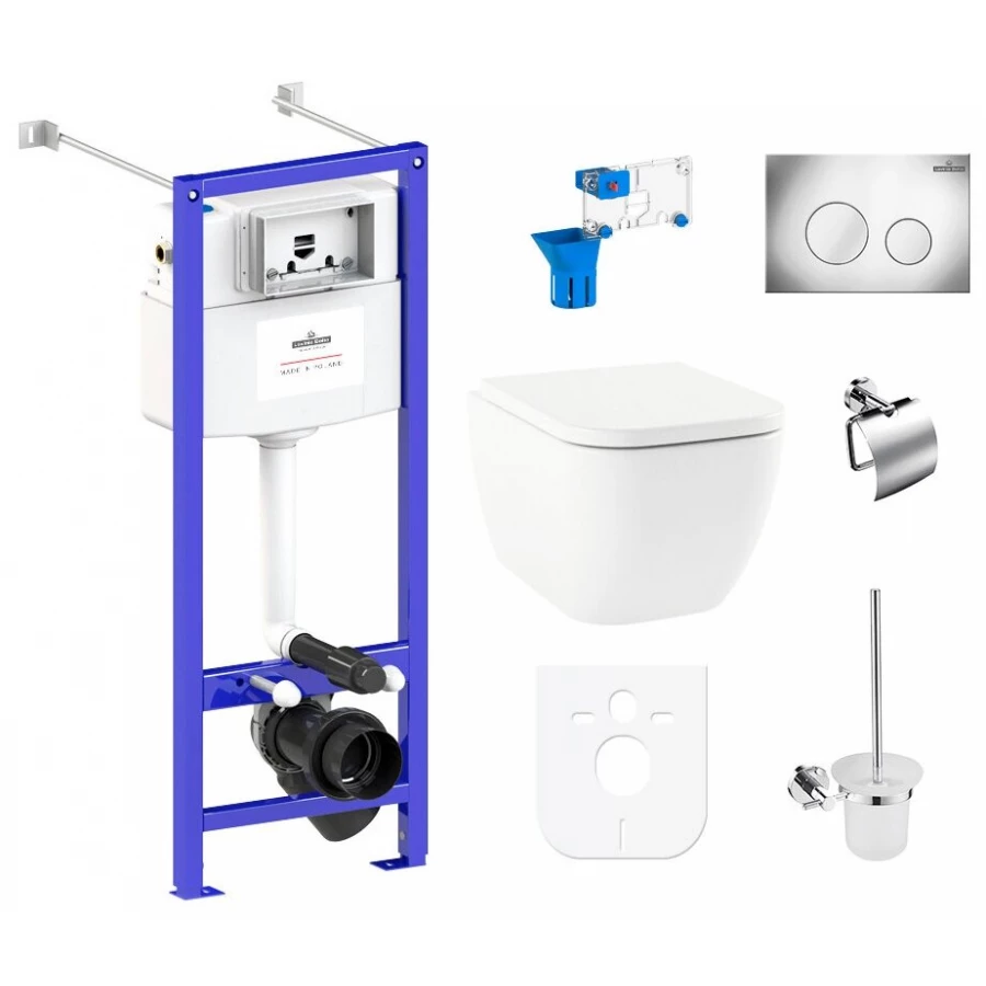 Унитаз Lavinia Boho Relfix One Rimless 97020138 (комплект 9 в 1)