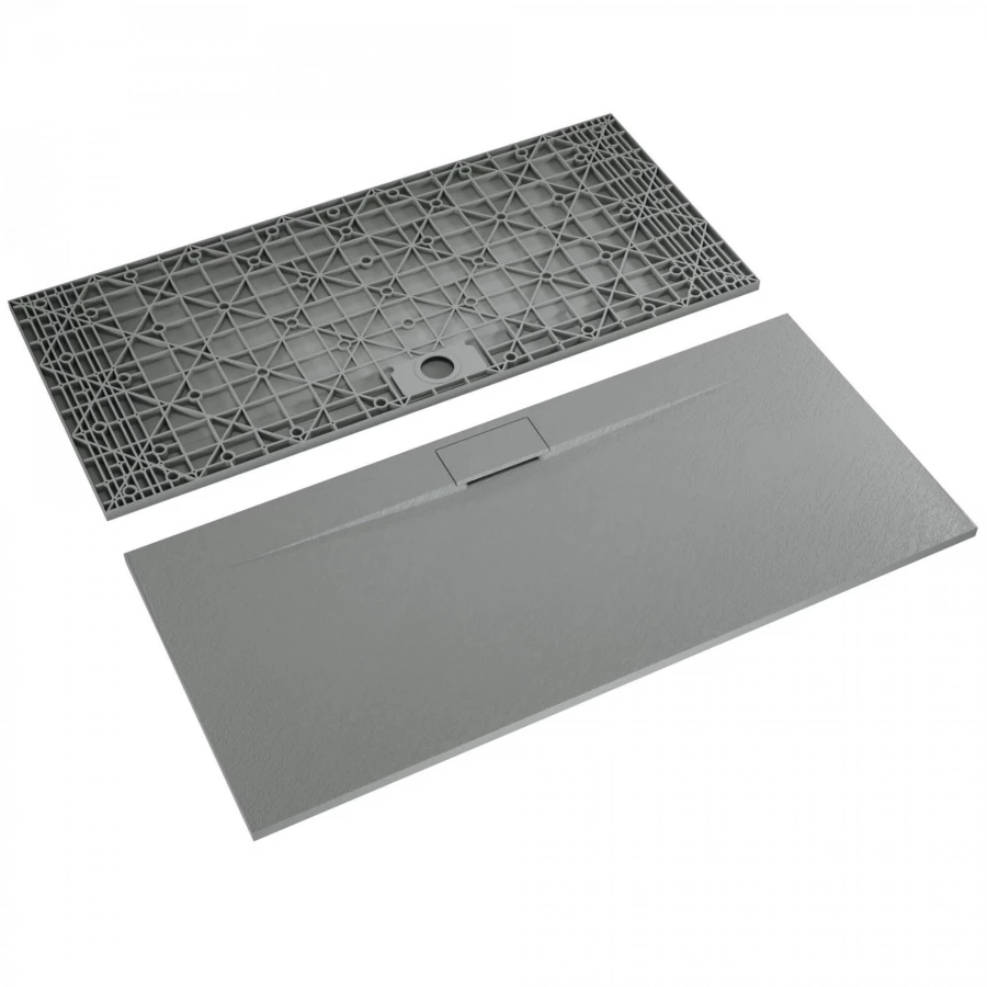 Душевой поддон прямоугольный RGW TKS-G Графит 553802820-12 200х80 см