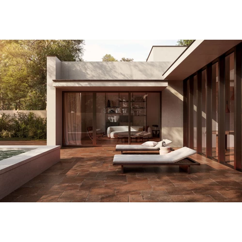 Керамогранит Isla Tiles Pomposa Siena матовый терракотовый 40х40 см