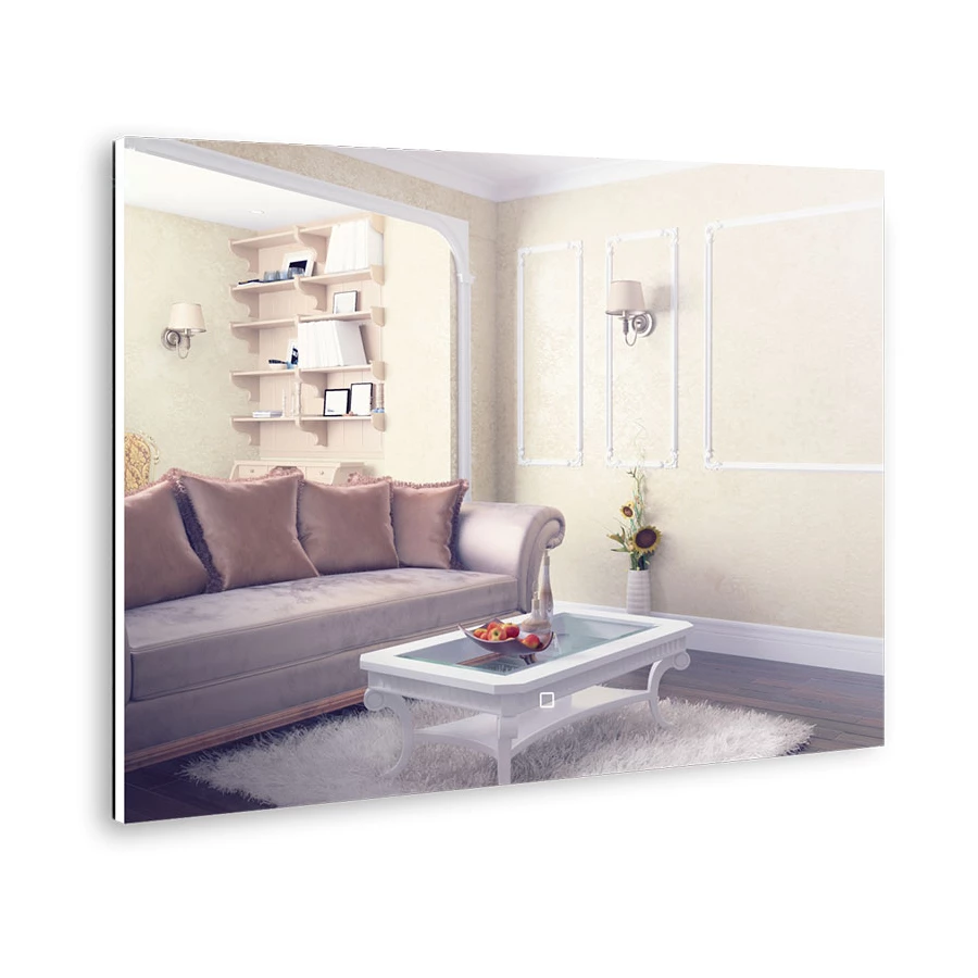 Зеркало Azario Алмина c подсветкой и диммером сенсорный выключатель ФР-00002158 100х80 см