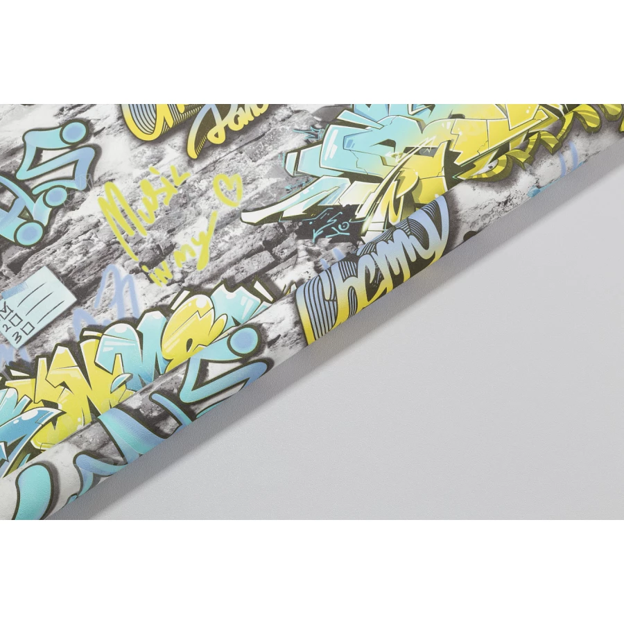 Обои флизелиновые Palitra Home HomeColor Daim зеленые HC71906-44 1.06х10.05 м