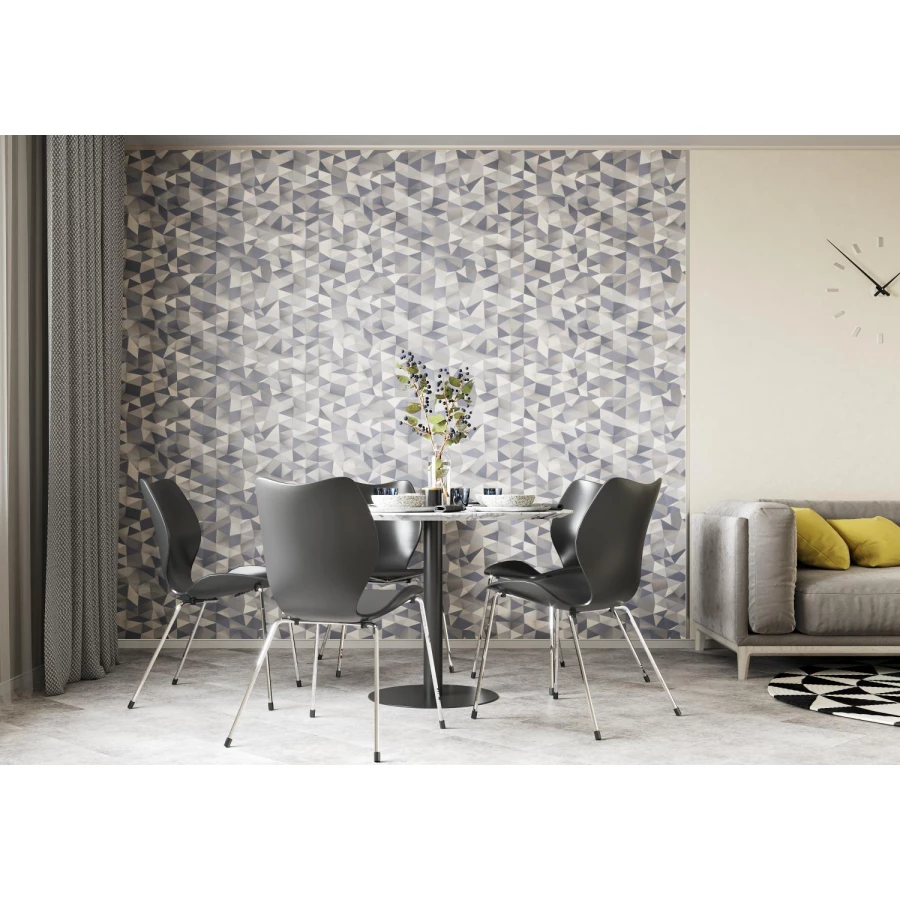 Обои флизелиновые Palitra Home HomeColor Illusion серые HC71757-42 1,06х10,05 м