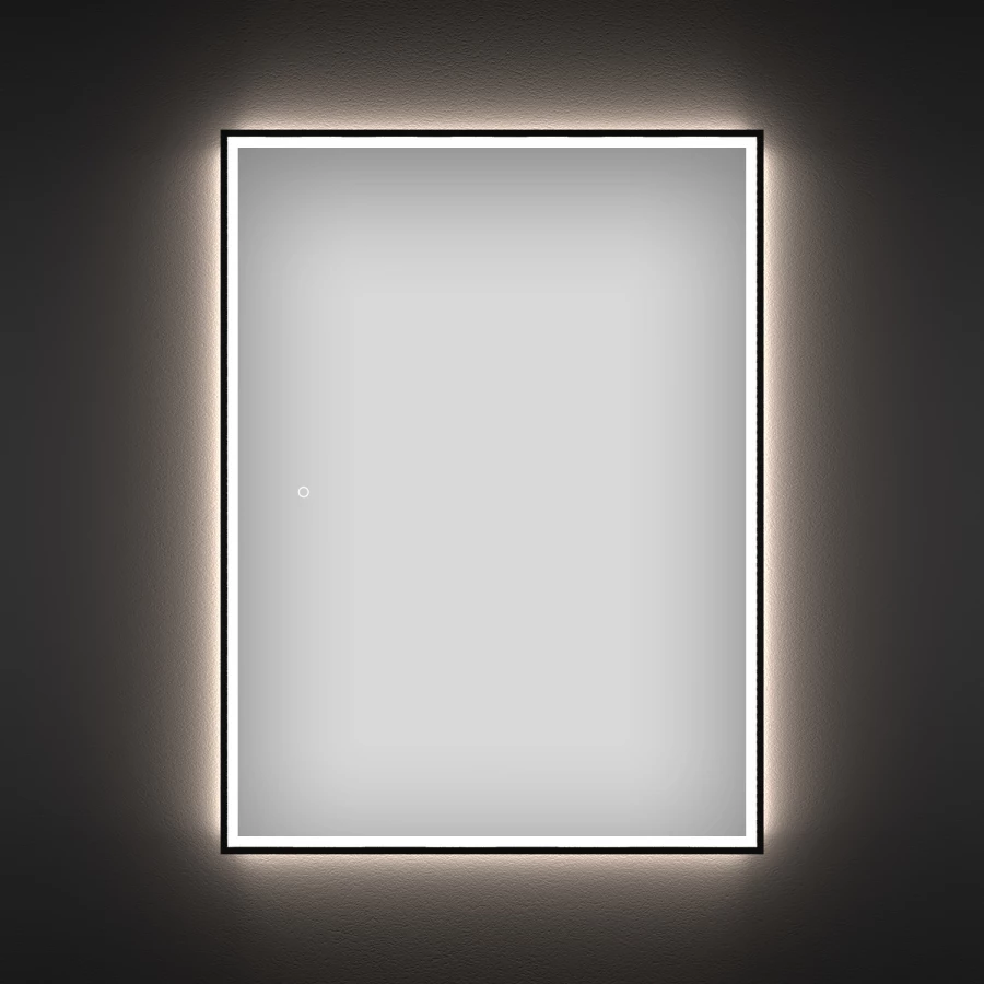 Зеркало Wellsee LED-подсветка фронтальная функциональная форма прямоугольная 172201400-172201410 80х120 см