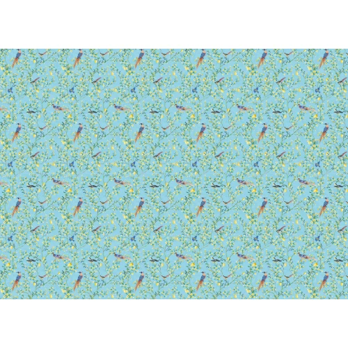 Обои флизелиновые Marburg Glööckler Pompöös Provence голубые 35622 0,53х10,05 м