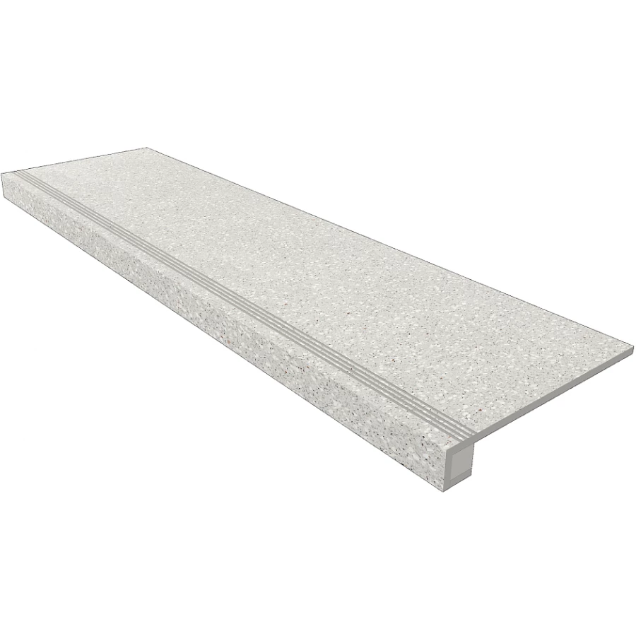 Комплект Estima Cosmos Ступень CM01 33x120 неполированная прямоугольный бортик с насечками Подступенок 14,5x120 39880