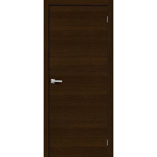 Межкомнатная дверь Mr. Wood Вуд Флэт-0.H 200x60 шпон Wood Flat полотно глухое цвет Golden Oak
