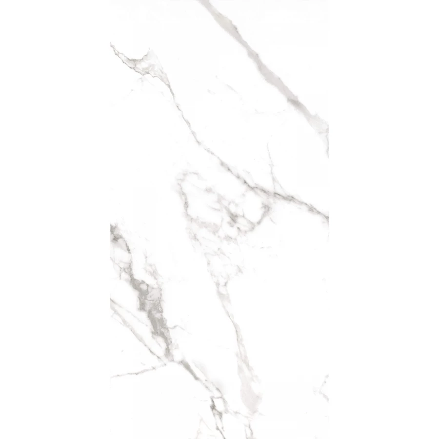 Керамогранит A-Ceramica Statuario Plus Silk 9 mm полуматовый белый 120х60 см