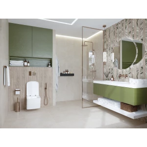 Плитка настенная Azori Desert Oasis 1 матовая бежевая 00-00109621 63х31,5 см