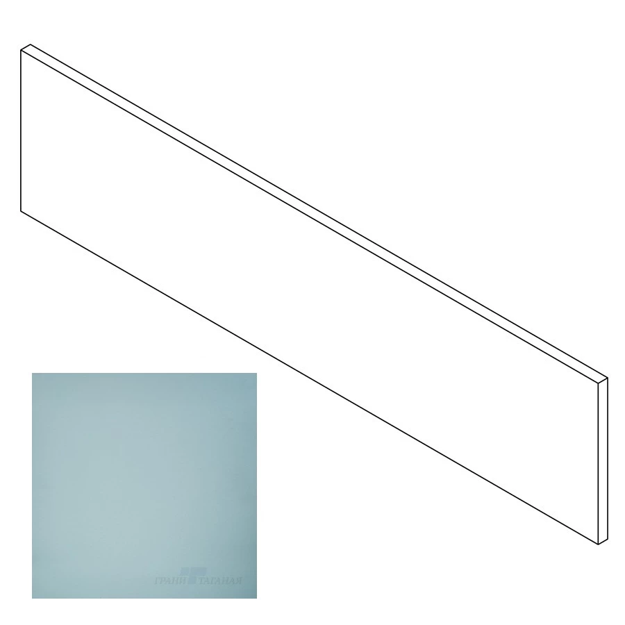Подступенок Грани Таганая Профи голубой матовый GT085M 60х14,5 см