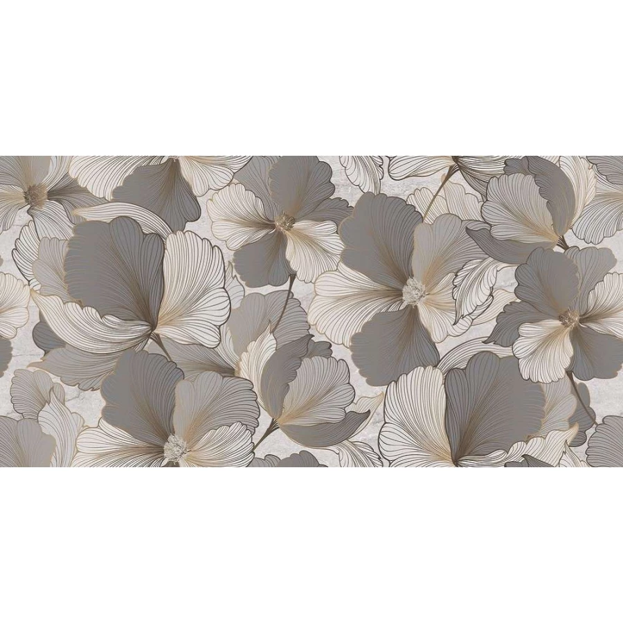 Керамогранит Colortile Awetic Bianco Decor Glossy 120x60 см
