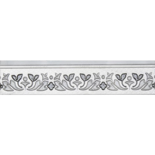 Бордюр Lasselsberger Ceramics Бьянка Каррара белый 7304-0003 45х10 см