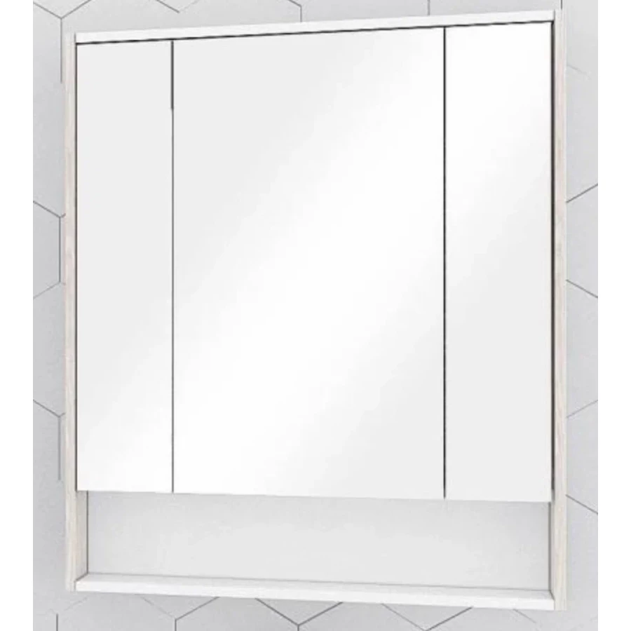 Зеркальный шкаф Акватон Рико 80 белый ясень фабрик 1A215302RIB90 80x86 см