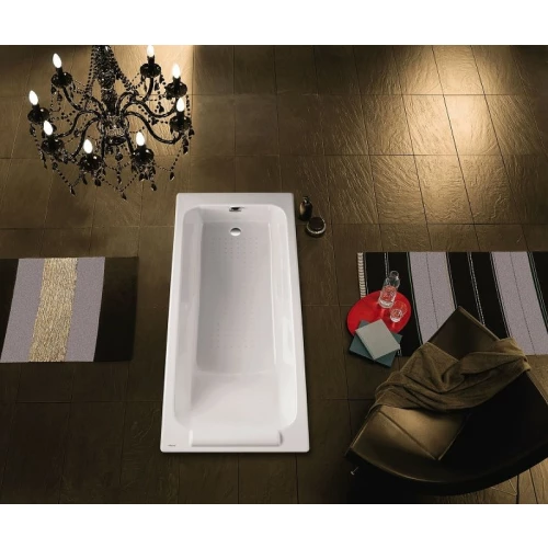 Чугунная ванна Jacob Delafon Parallel без отверстий для ручек E2947-00 RUB 170х70 см