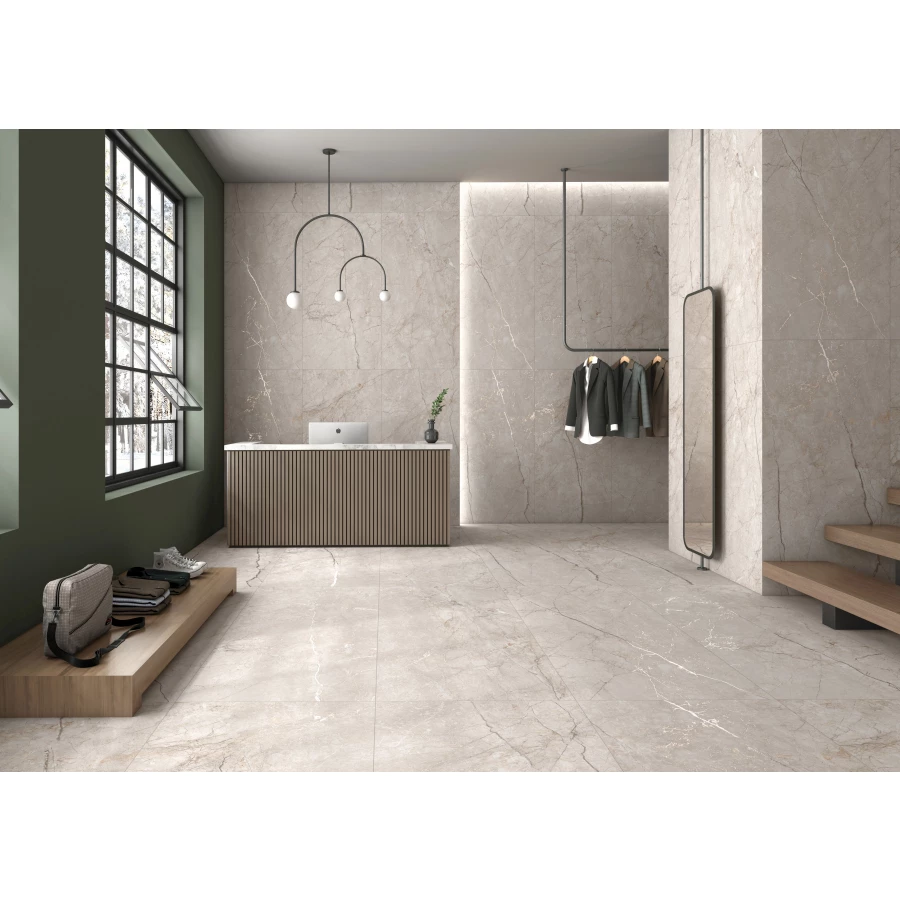 Керамогранит Artceramic Feliz Snowflake 60x120 Rustic Carving серый 2,16 м2 120х60 см