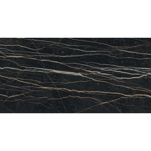 Керамогранит Rex Ceramiche Prexious Thunder Night Mat R матовый черный 755838 120х60 см