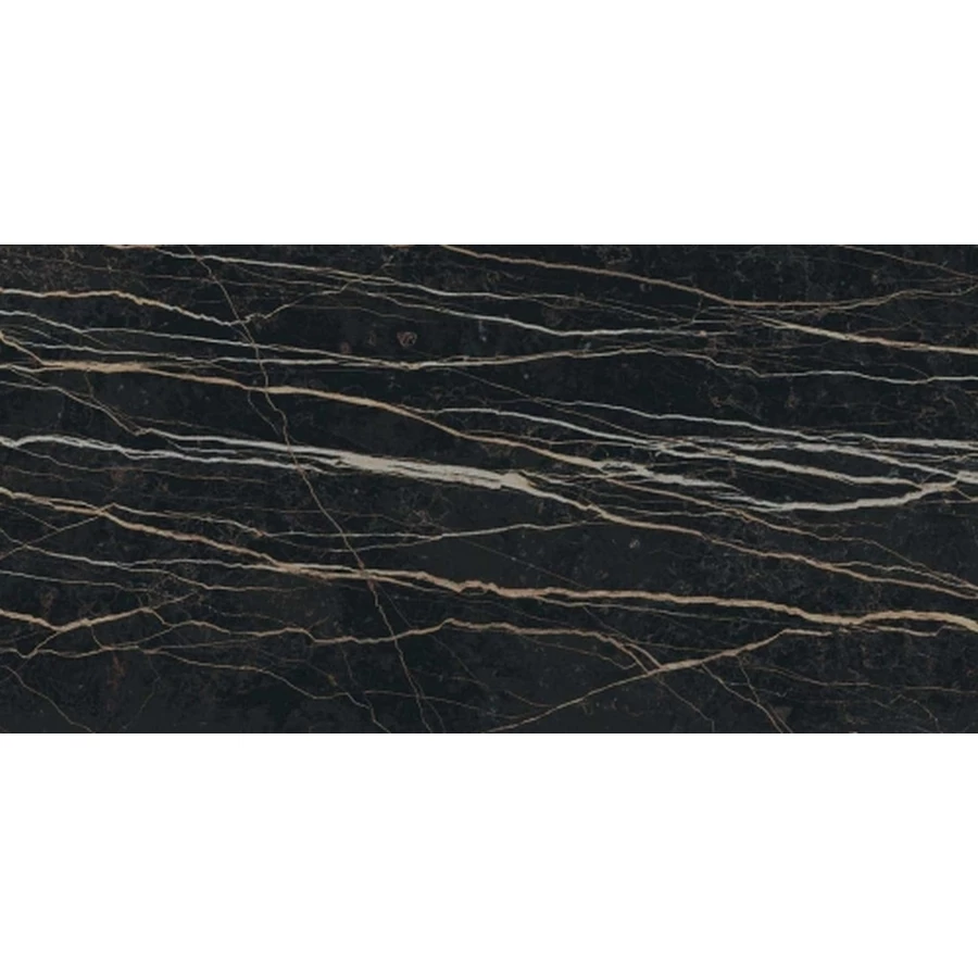 Керамогранит Rex Ceramiche Prexious Thunder Night Mat R матовый черный 755838 120х60 см