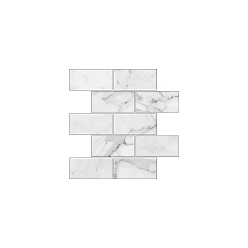 Мозаика Kerranova Marble Trend K-1000/MR/m13 Carrara 30,7x30,7х1