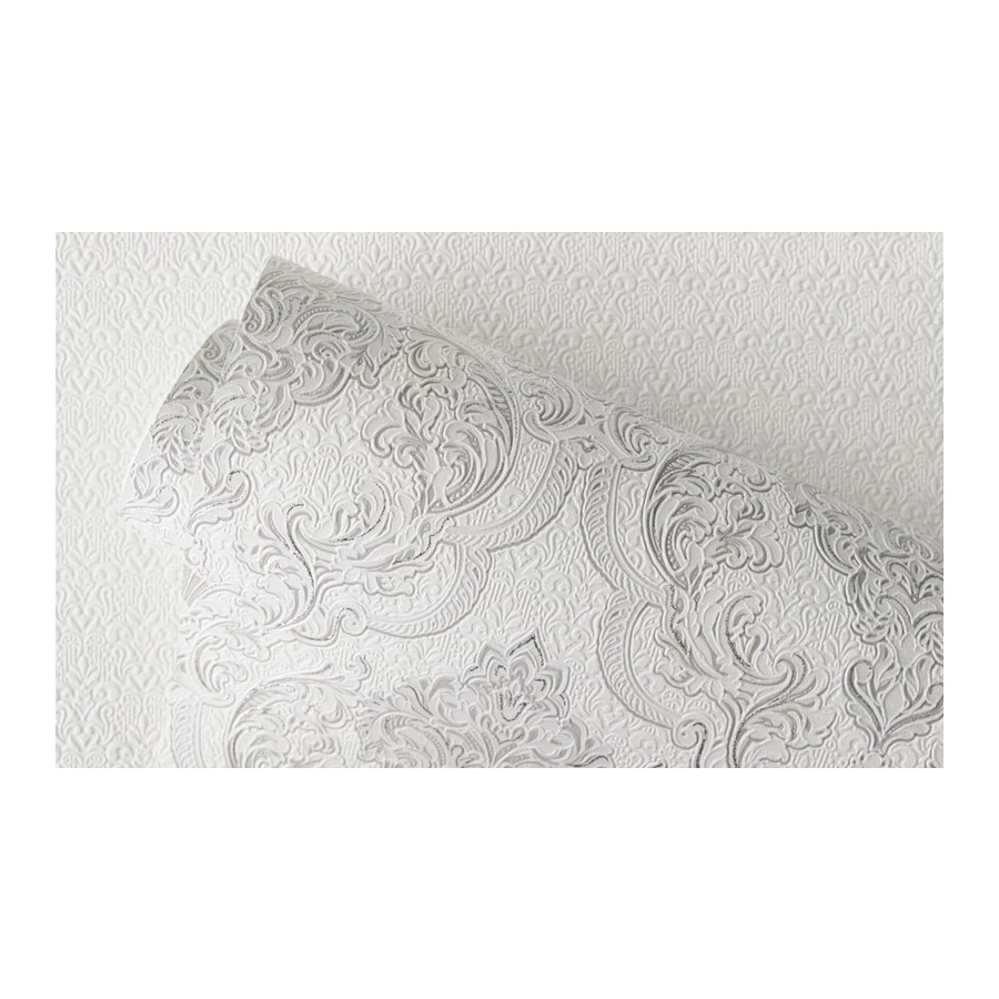 Обои виниловые Аспект Маркиз белые 10128-11 0,53х10,05 м