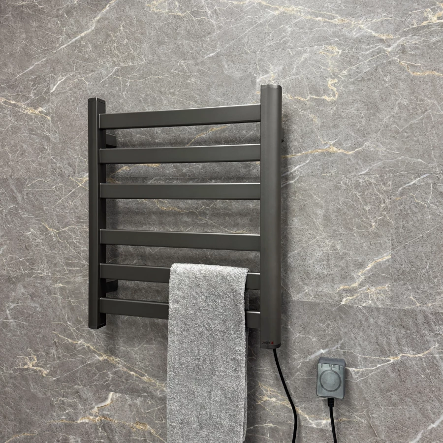 Полотенцесушитель электрический Fixsen Basic графит FX-7400F 60х50 см