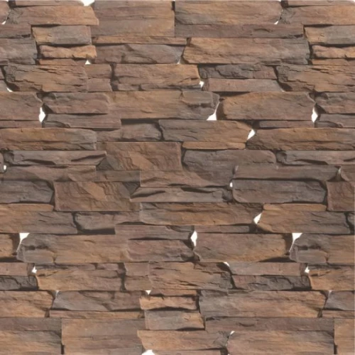 Декоративный камень углы Камелот Этна темно-коричневый 2168